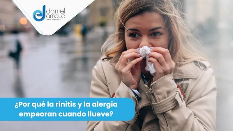 ¿Por qué la rinitis y las alergias empeoran cuando llueve?