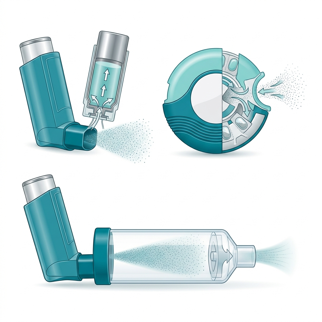 Inhaladores para el Asma: Tipos, Diferencias y Cómo Usarlos Correctamente